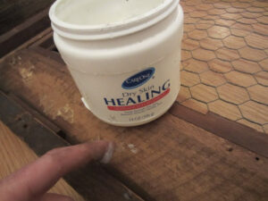 Space vaseline in areas that you don't want the paint to stick.