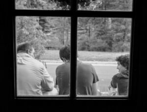 Boys from the window.